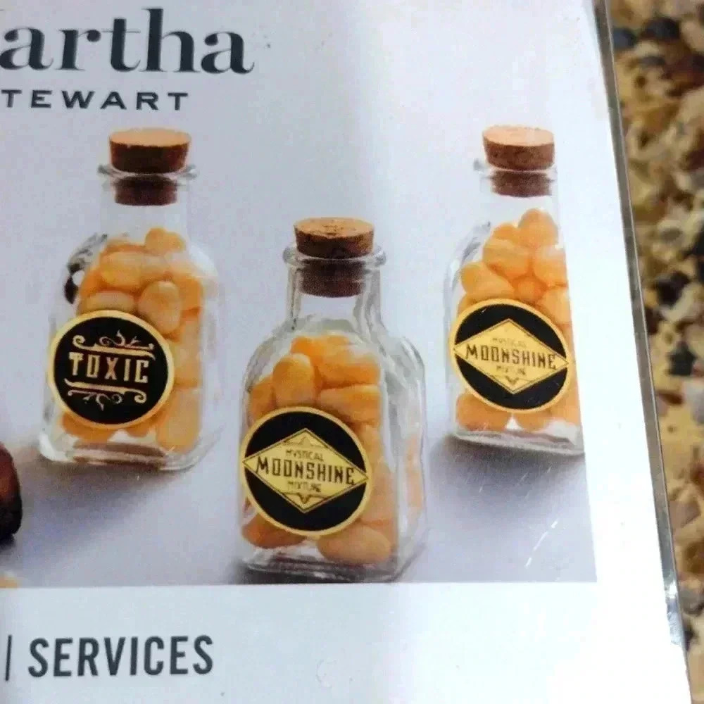 Martha Stewart Mini Moonshine Bottles - Picture 2 of 5